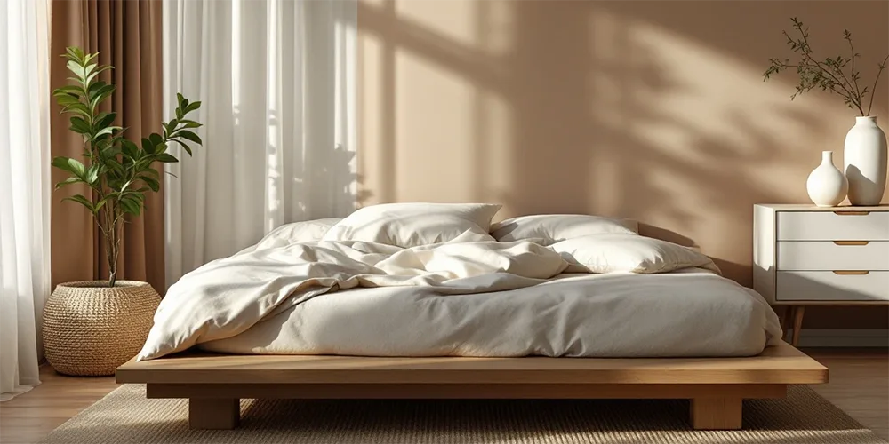 Lit feng shui pour environnement favorable au sommeil