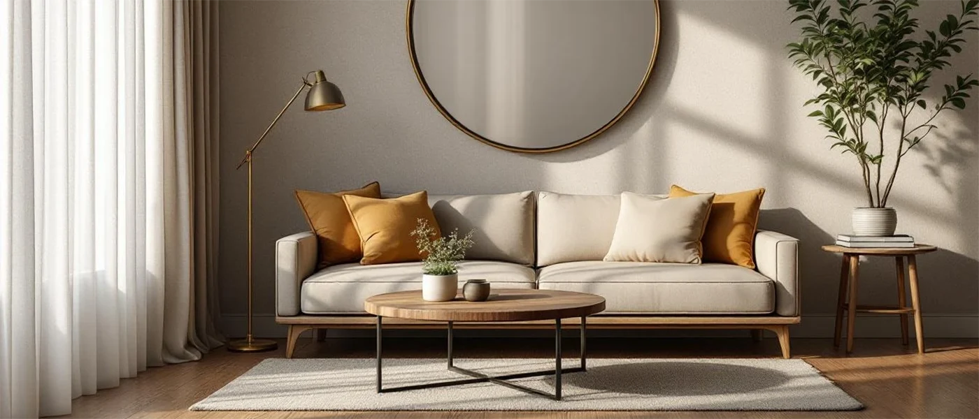 Le miroir en décoration de salon : sublimez votre espace avec élégance et style