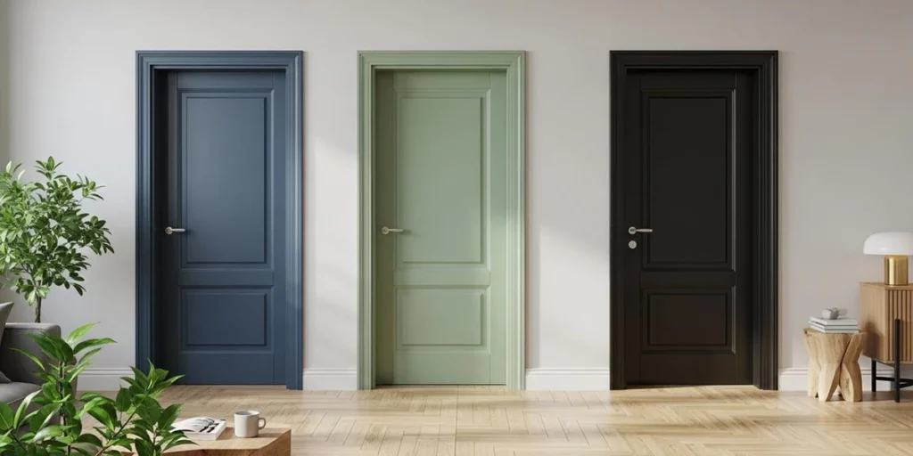 Les différentes couleurs pour les encadrements de porte