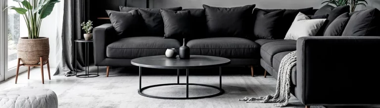 tapis pour salon gris